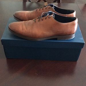Mens’s Tan Leather Cole Haan Oxfords Size 14